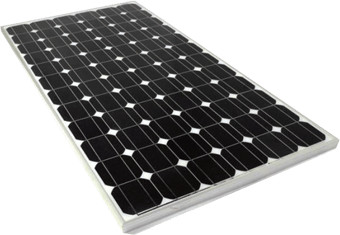Monocrystalline solar panels