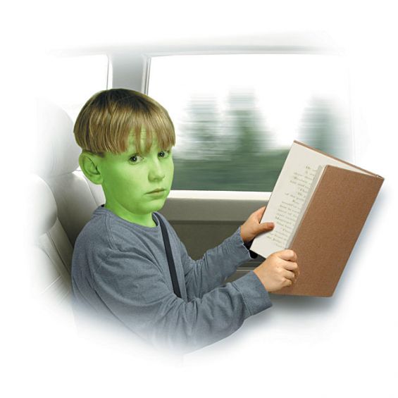 Why you get sick from reading in a&nbsp;car