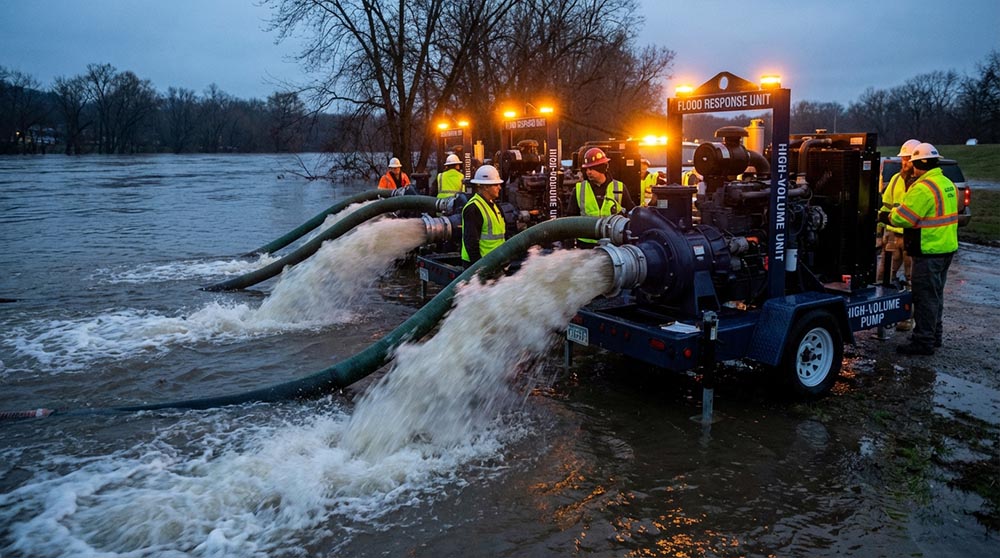 How People Use Pumps to Drain&nbsp;Floods
